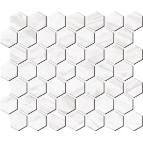 Timeless White Hexagon - porcelain tile
